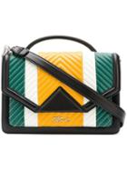 Karl Lagerfeld K/klassik Quilted Colour-block Bag - Neutrals