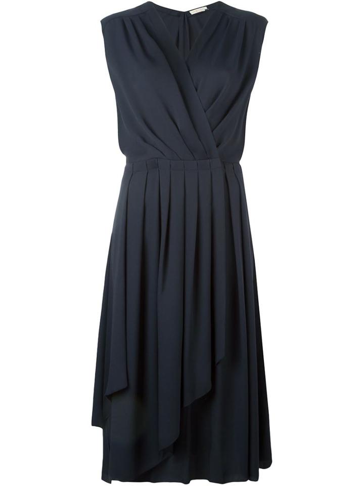 Tory Burch Draped Midi Dress