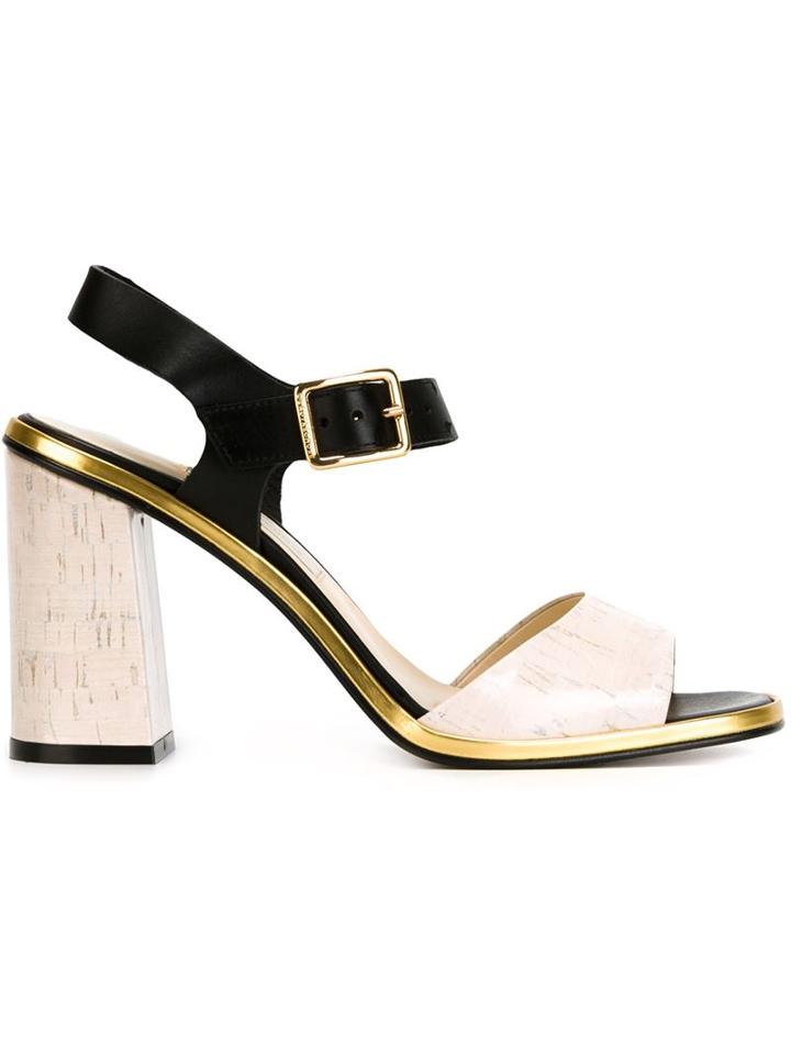 L'autre Chose Cork Detail Sandals