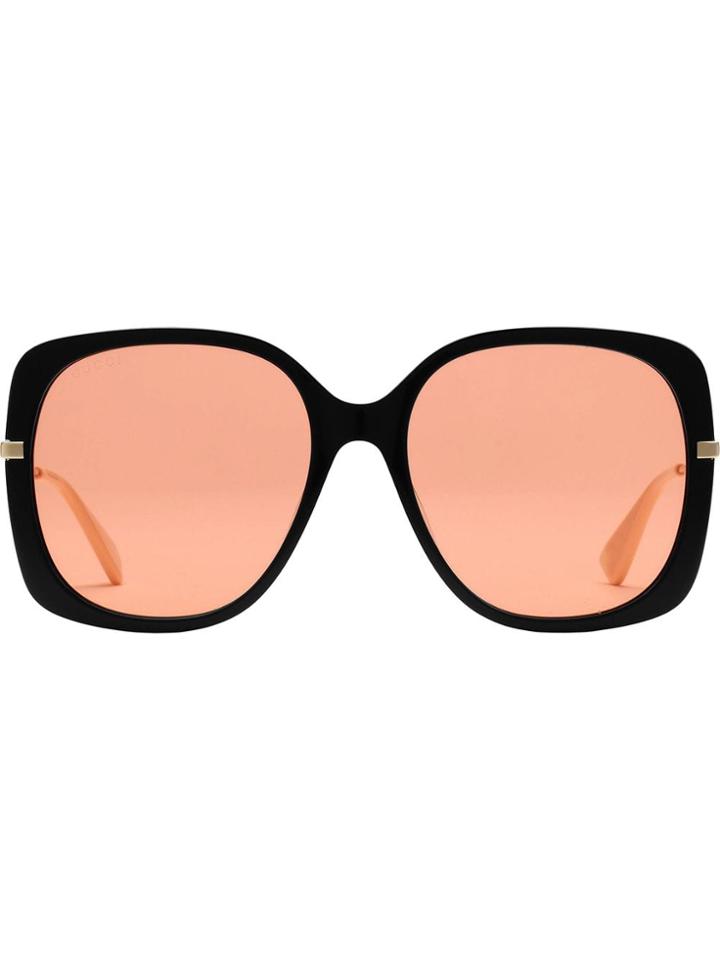 Gucci Eyewear Square Sunglasses - Orange
