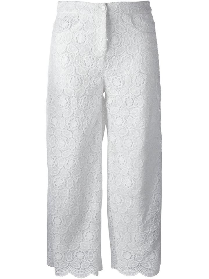 Ermanno Scervino Floral Lace Trousers