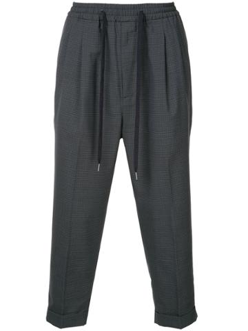 Monkey Time Cropped Joggers - Blue