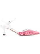 Miu Miu Sling-back Pointed Pumps - White