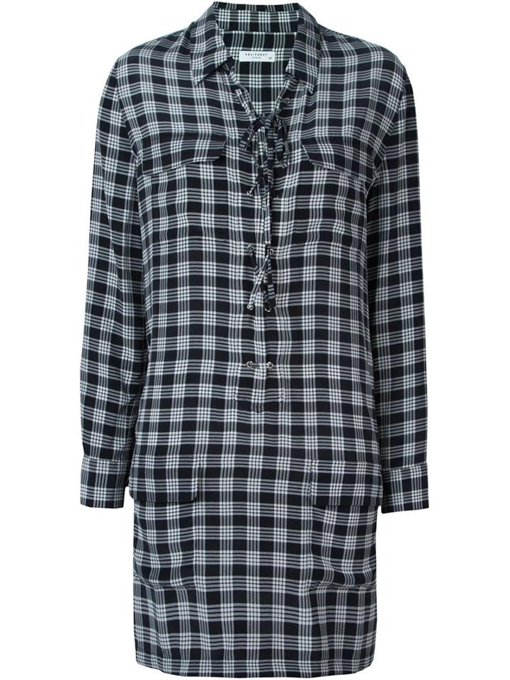 Equipment Oversized Tartan Shirt