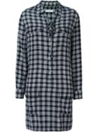 Equipment Oversized Tartan Shirt