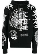 Philipp Plein 'pizza Skull' Sweatshirt - Black
