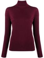 Pringle Of Scotland Slim-fit Knit Sweater - Red