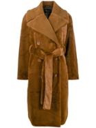 Stine Goya Happy Faux Fur Coat - Brown