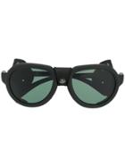 Moncler Eyewear Retro Aviator Sunglasses - Black