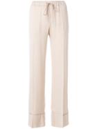Ermanno Scervino Elasticated Waist Trousers - Nude & Neutrals