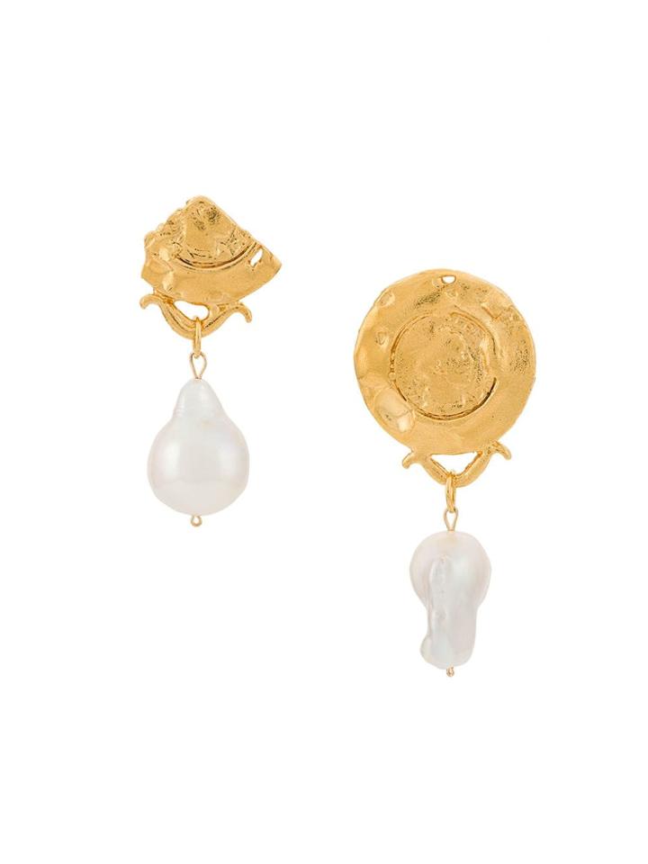 Alighieri La Passione Di Napoli Earrings - Gold