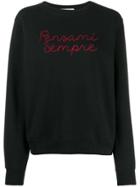 Giada Benincasa Embroidered Sweatshirt - Black