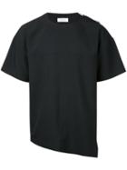 En Route Zip Trim T-shirt, Men's, Size: 1, Black, Polyester