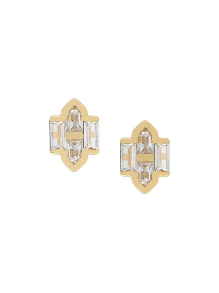 V By Laura Vann Celeste Earrings - Metallic