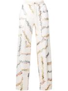 Missoni Knitted Patchwork Style Trousers - Neutrals