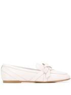 Tod's Bow Interlace Loafers - White