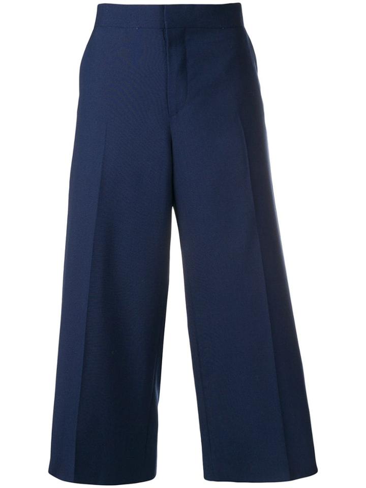 Marni Side Stitch Culottes - Blue