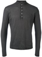Massimo Alba - Buttoned Sweatshirt - Men - Cotton - L, Grey, Cotton