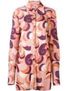 Adriana Degreas Long Printed Shirt - Pink