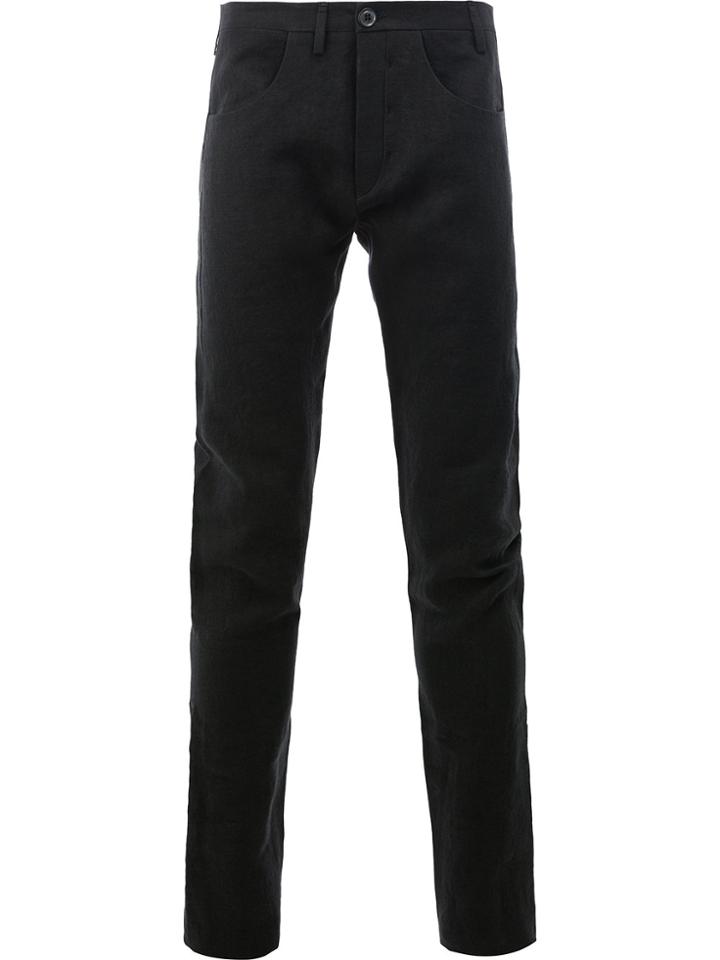 Label Under Construction Straight Trousers - Black