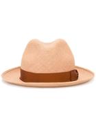 Borsalino Trilby Hat, Adult Unisex, Size: 59, Brown, Straw