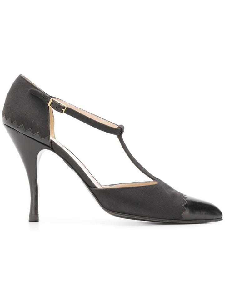 Chanel Pre-owned Buckle Fastening Pumps - Black