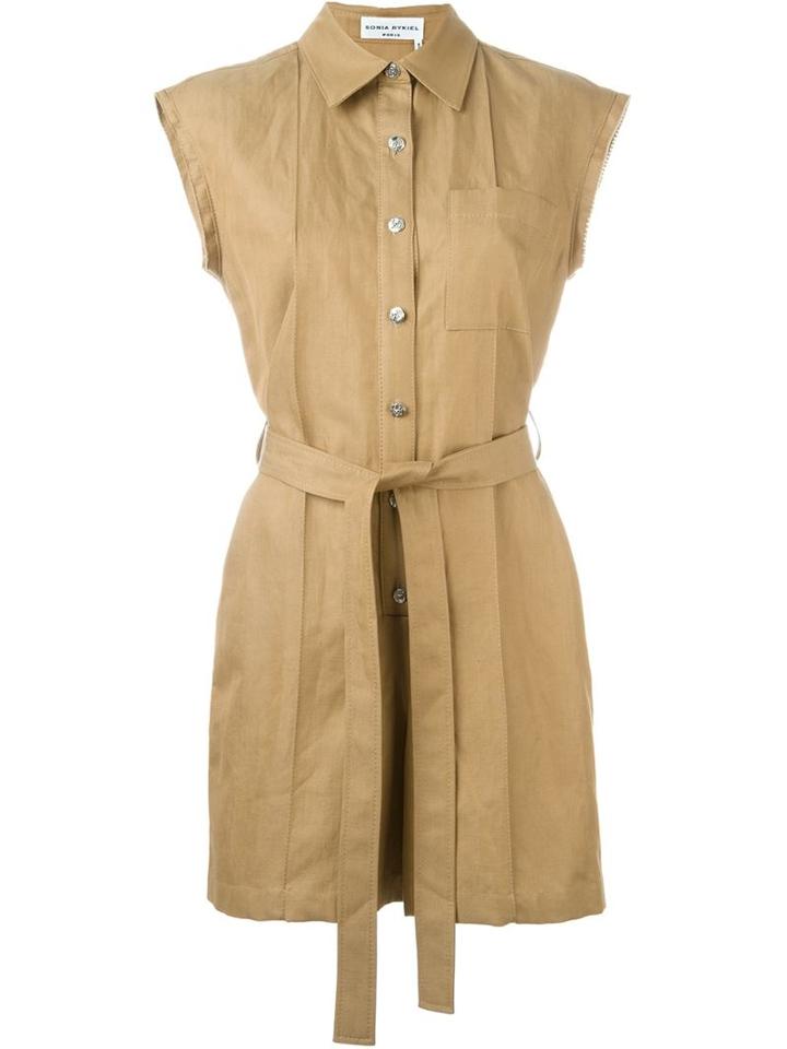 Sonia Rykiel Belted Shirt Dress