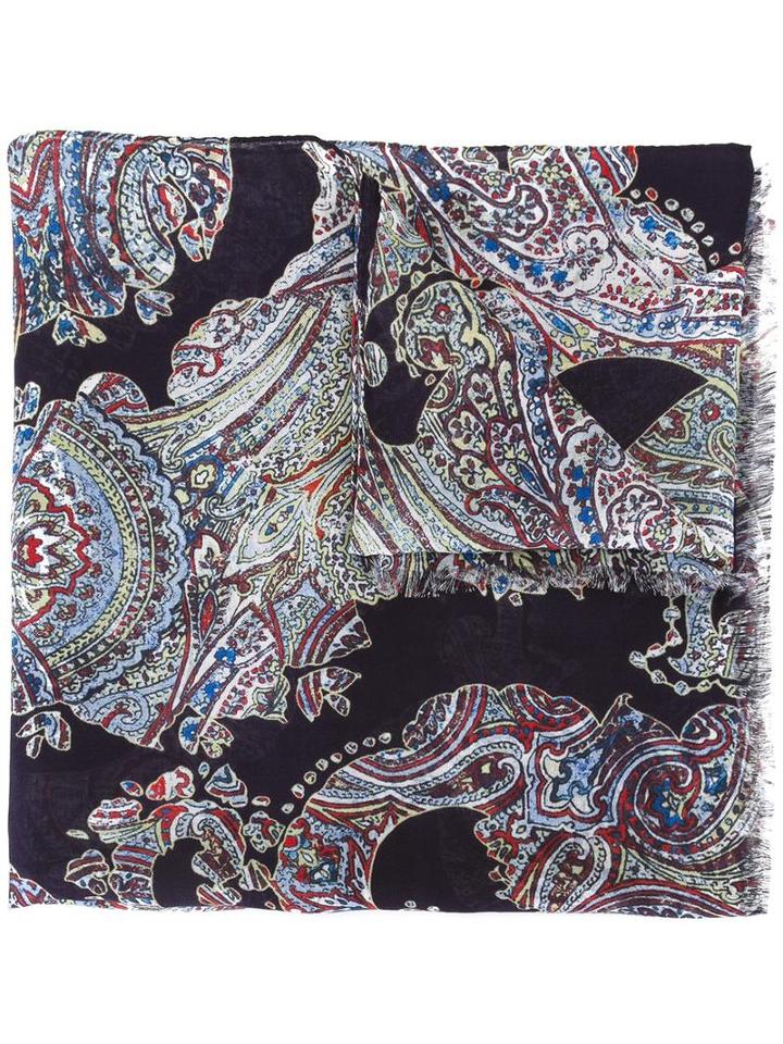 Etro - Paisley Print Scarf - Men - Cashmere/modal - One Size, Cashmere/modal