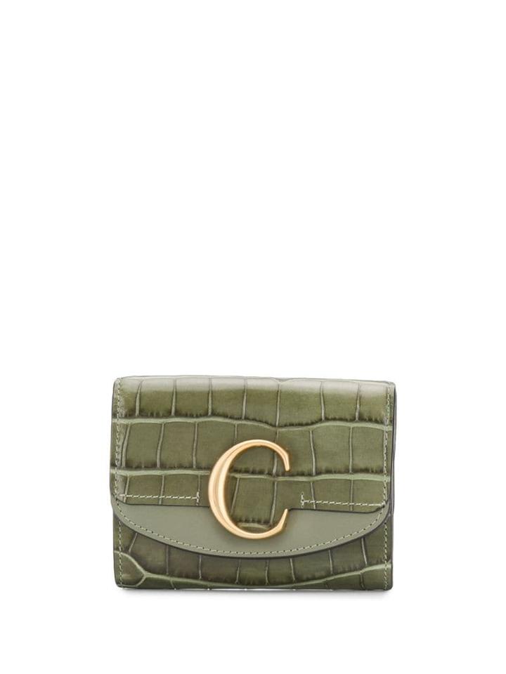 Chloé Square Wallet - Green