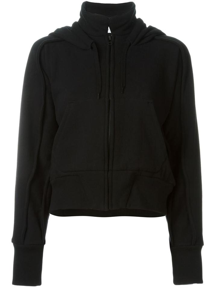 Facetasm Zipped Hoodie, Women's, Size: 2, Black, Cotton