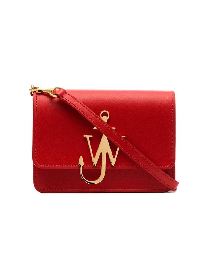 Jw Anderson Scarlet Anchor Logo Bag - Red