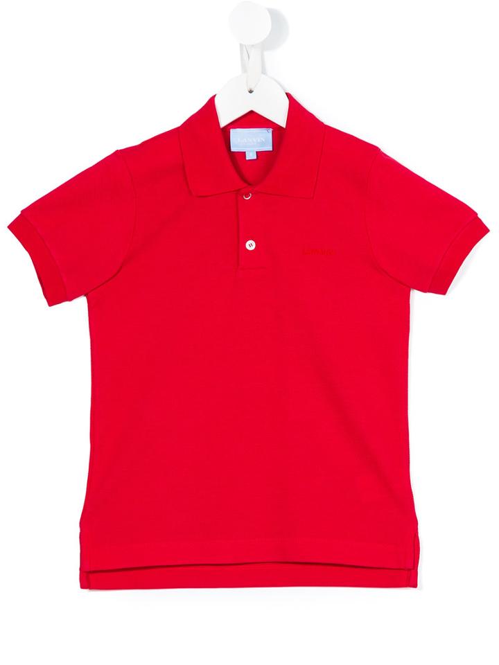 Lanvin Petite - Classic Polo Shirt - Kids - Cotton - 2 Yrs, Red