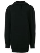 Victoria Beckham Oversized Hooded Sweater - Black