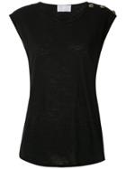 Andrea Bogosian Decorative Buttons Tank - Black