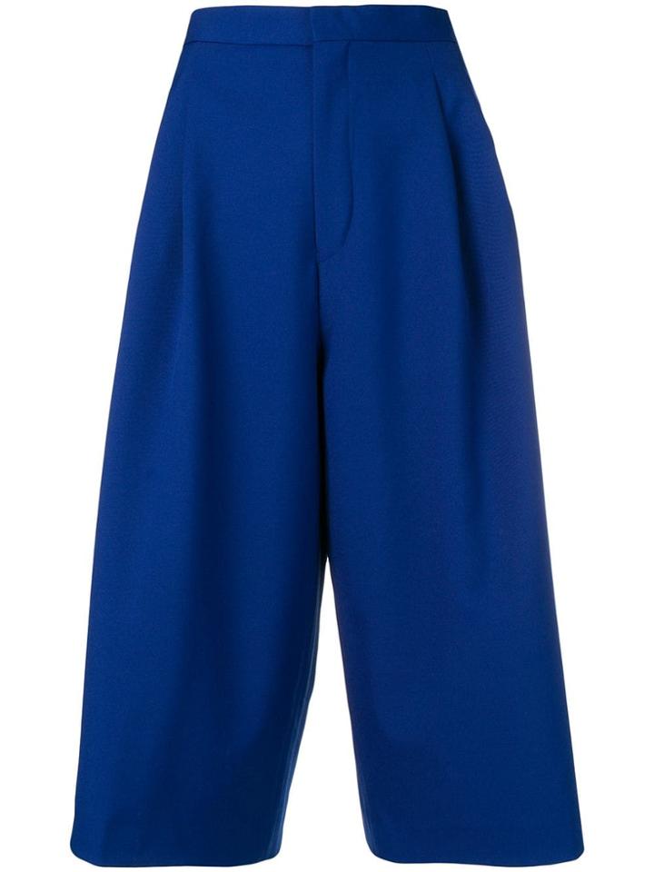 Études Alto Cropped Trousers - Blue