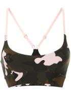The Upside Camouflage Cropped Top - Green
