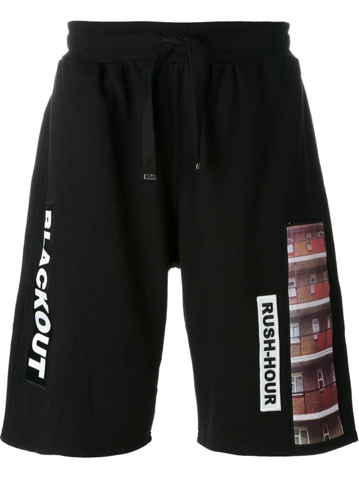 Blood Brother Patch Detailing Shorts