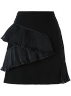 Opening Ceremony Ruffle Detail Skirt, Women's, Size: 4, Black, Polyester