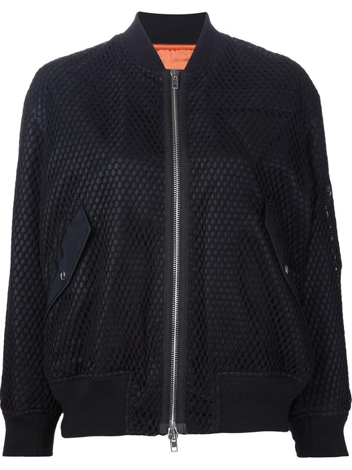 Alexander Wang Mesh Bomber Jacket