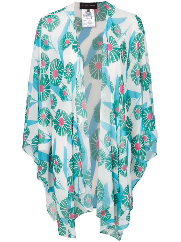 Talbot Runhof Lightweight Floral Jacket - White