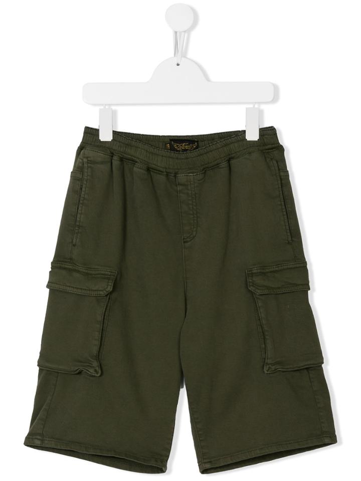 Finger In The Nose Teen Jogging Shorts - Green