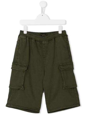 Finger In The Nose Teen Jogging Shorts - Green