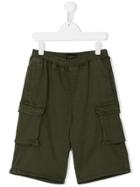 Finger In The Nose Teen Jogging Shorts - Green