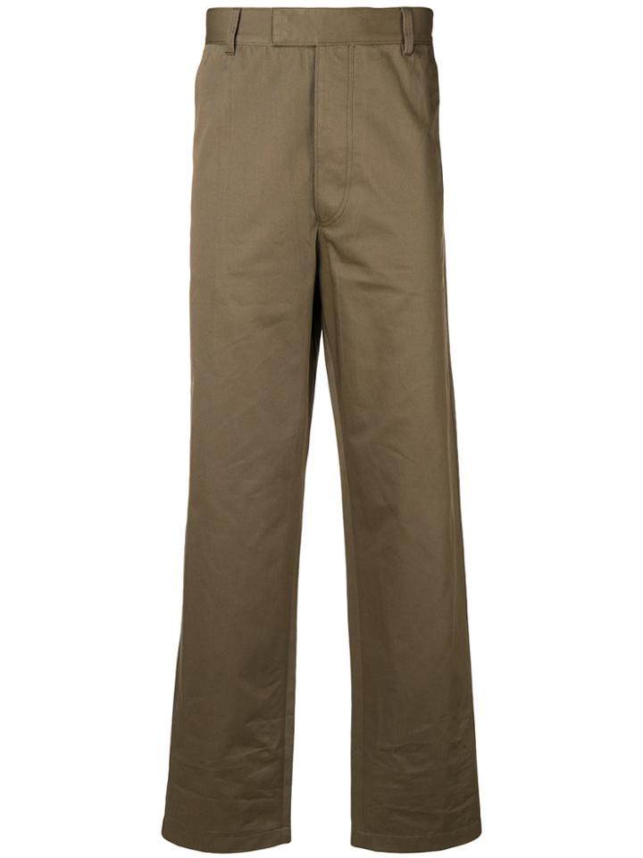 Prada Loose Fit Trousers - Green