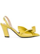 No21 Abstract Bow Slingback Pumps - Unavailable