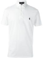 Polo Ralph Lauren Embroidered Logo Polo Shirt, Men's, Size: Large, White, Cotton