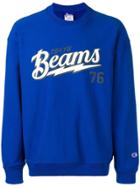 Champion Beams Crew Neck Sweatshirt - Blue
