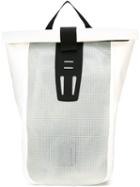 11 By Boris Bidjan Saberi Velocity Backpack, White, Polyester