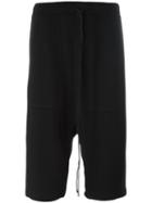 Lost & Found Rooms Drop-crotch Shorts, Men's, Size: Large, Black, Cotton/spandex/elastane/viscose