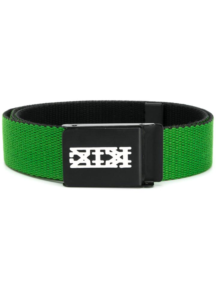 Ktz Logo Buckle Belt - Green